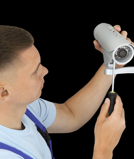 alarm system installation technician